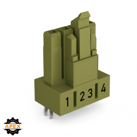 WAGO | 890-864 | SOCKET FOR PCBS STRAIGHT 4-POLE