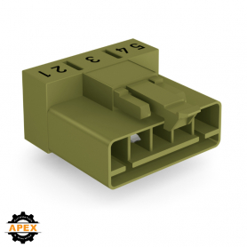 WAGO | 890-875/011-000 | PLUG FOR PCBS ANGLED 5-POLE, LIGHT