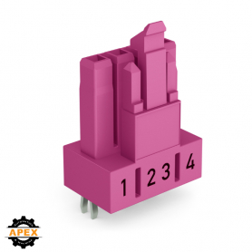 WAGO | 890-884 | SOCKET FOR PCBS STRAIGHT 4-POLE