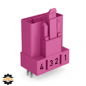 WAGO | 890-894 | PLUG FOR PCBS STRAIGHT 4-POLE