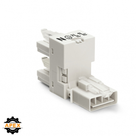 WAGO | 890-995 | H-DISTRIBUTION CONNECTOR 4-POLE COD. A, WHI