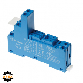 FINDER | 95.03 | DIN-RAIL SCREW TERMINAL (BOX CLAMP) SOCKET