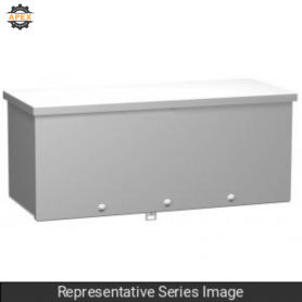 TYPE 3R WIRING TROUGH - 12X12X36 - STEEL/GRAY