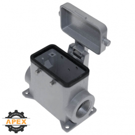 ILME | CAP-10CS29 | SURFACE BASE FOR RECTANGULAR CONNECTOR