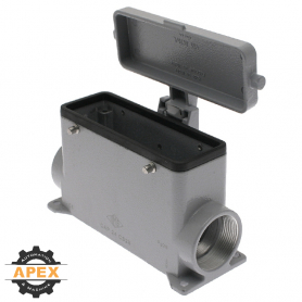 ILME | CAP-24CS2 | SURFACE BASE FOR RECTANGULAR CONNECTOR