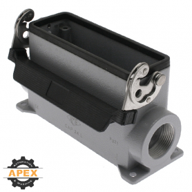 ILME | CAP-24L | SURFACE BASE FOR RECTANGULAR CONNECTOR