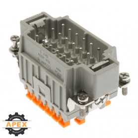 ILME | CDSHM-18 | MALE INSERT FOR RECTANGULAR CONNECTOR