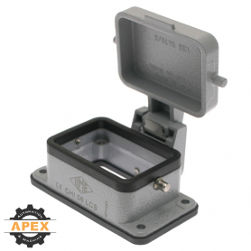 ILME | CHI-06LCS | BULKHEAD MOUNT RECTANGULAR CONNECTOR