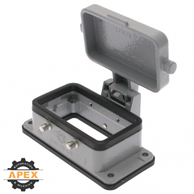ILME | CHI-10CS | BULKHEAD MOUNT FOR RECTANGULAR CONNECTOR