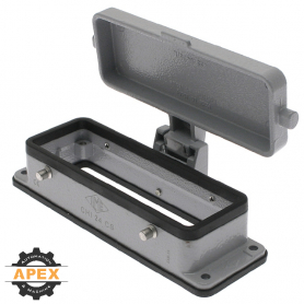ILME | CHI-24CS | BULKHEAD MOUNT FOR RECTANGULAR CONNECTOR