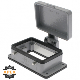 ILME | CHI-50CS | BULKHEAD MOUNT FOR RECTANGULAR CONNECTOR