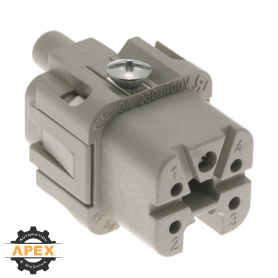 ILME | CKF-04 | FEMALE INSERT FOR RECTANGULAR CONNECTOR