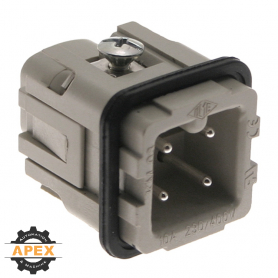 ILME | CKM-03 | MALE INSERT FOR RECTANGULAR CONNECTOR