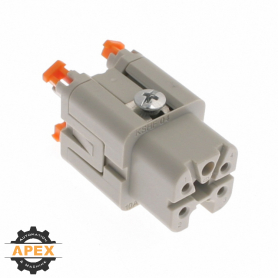 ILME | CKSHF-04 | FEMALE INSERT FOR RECTANGULAR CONNECTOR