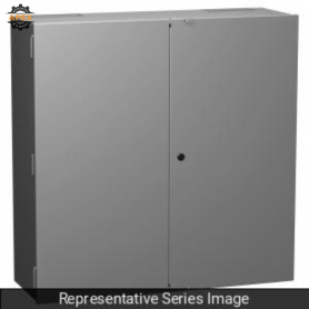 TYPE 1 METERING 2 DR CABINET - 30 X 30 X 10 - STEEL/GRAY