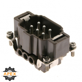 ILME | CNEM-06RY | MALE INSERT FOR RECTANGULAR CONNECTOR