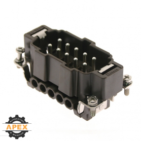 ILME | CNEM-10RY | MALE INSERT FOR RECTANGULAR CONNECTOR