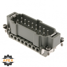ILME | CNEM-16T | MALE INSERT FOR RECTANGULAR CONNECTOR