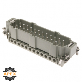 ILME | CNEM-24T | MALE INSERT FOR RECTANGULAR CONNECTOR