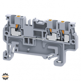 ALTECH | CP1.5/3 | DIN TERMINAL BLOCK |  PUSH-IN |  3 CONN