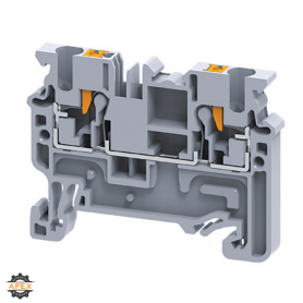ALTECH | CP2.5/BU | DIN TERM BLK |  PUSH-IN |  FEED-THRU