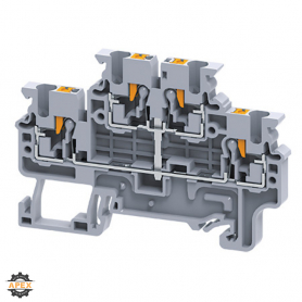 ALTECH | CPDL2.5/BL | DIN TERM BLK | PUSH-IN | DOUBLE LEVEL