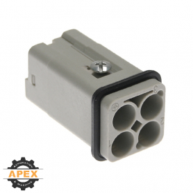 ILME | CQ4M-03 | MALE INSERT FOR RECTANGULAR CONNECTOR