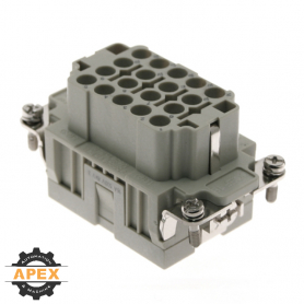 ILME | CQEF-18 | FEMALE INSERT FOR RECTANGULAR CONNECTOR
