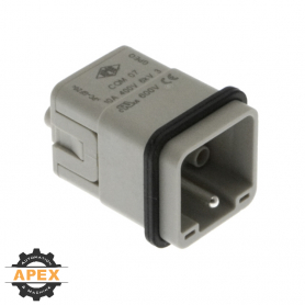 ILME | CQM-07 | MALE INSERT FOR RECTANGULAR CONNECTOR