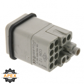 ILME | CQM-12 | MALE INSERT FOR RECTANGULAR CONNECTOR