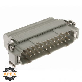 ILME | CSSM-24 | MALE INSERT FOR RECTANGULAR CONNECTOR