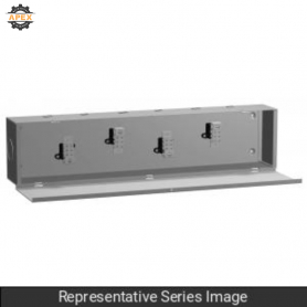 EMPTY SPLITTER TROUGH - 24 X 8 X 5 - STEEL/GRAY