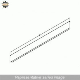 HAMMOND | CWBA260 | 60" BARRIER - 2.5 X 2.5 - STEEL/GRAY