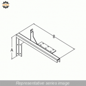 HAMMOND | CWHW12 | BRACKET HANGER WALL TYPE - 12 X 12 - STEE