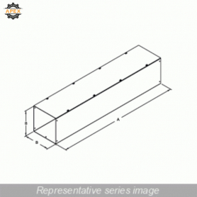 STRAIGHT SECTION W/O KO - 10 X 10 X 120 - STEEL/GRAY