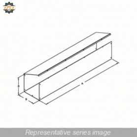 HAMMOND | CWST1248NK | STRAIGHT SECTION W/O KO - 12 X 12 X 4