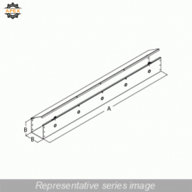 HAMMOND | CWST248 | STRAIGHT SECTION WITH KO - 2.5 X 2.5 X 4