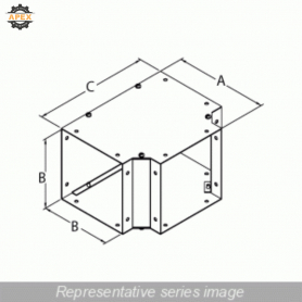 HAMMOND | CWTF12G | TEE FITTING - 12 X 12 - GALV