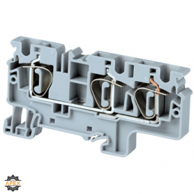 ALTECH | CX6/3 | DIN TERMINAL BLOCK |  SPRING |  3 CONN