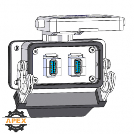 MENCOM | D-2USB-AFBF-10 | PANEL INTERFACE CONNECTOR