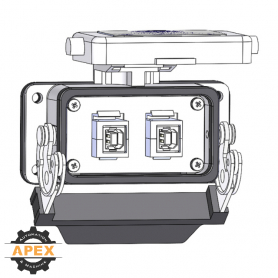 MENCOM | D-2USB-BFAF-10 | PANEL INTERFACE CONNECTOR