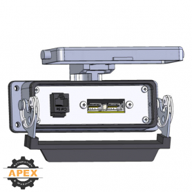 MENCOM | D-USB-RJ45-24LS | PANEL INTERFACE CONNECTOR