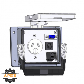 MENCOM | DAS-DB9-RJ45-R-32 | PANEL INTERFACE CONNECTOR