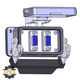 MENCOM | DB09-2-10LS | PANEL INTERFACE CONNECTOR