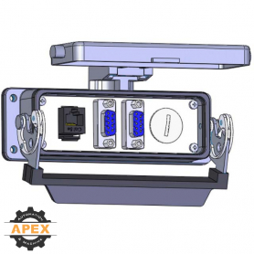 MENCOM | DB09-2-RJ45-24 | PANEL INTERFACE CONNECTOR
