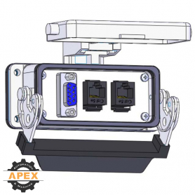 MENCOM | DB09-2RJ45-16LS | PANEL INTERFACE CONNECTOR