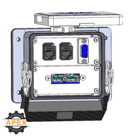 MENCOM | DB09-2RJ45-USB-32 | PANEL INTERFACE CONNECTOR