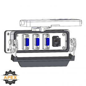 MENCOM | DB09-3-RJ45-24LS | PANEL INTERFACE CONNECTOR