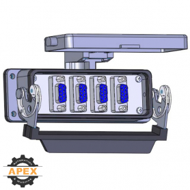 MENCOM | DB09-4-24LS | PANEL INTERFACE CONNECTOR