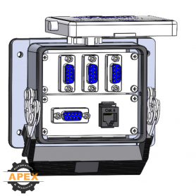 MENCOM | DB09-4-RJ45-32 | PANEL INTERFACE CONNECTOR